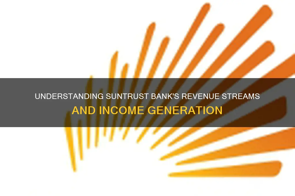 how sun trust bank income is derivred