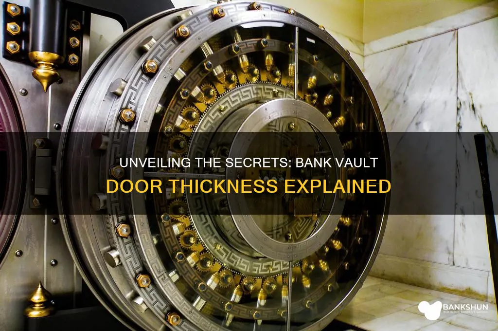 how thick is a bank vault door