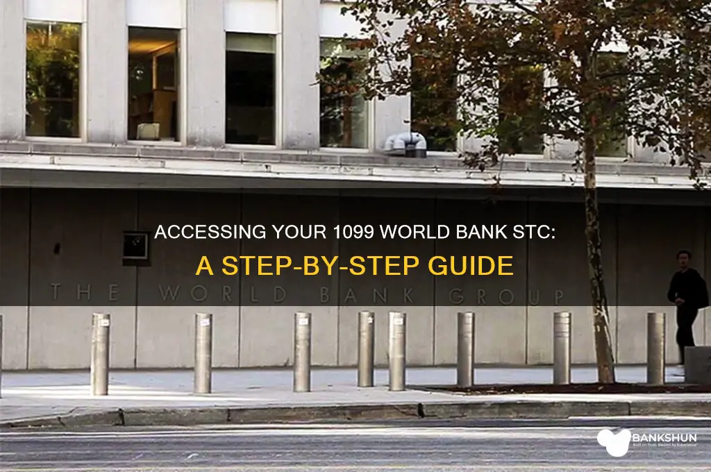 how to access 1099 world bank stc