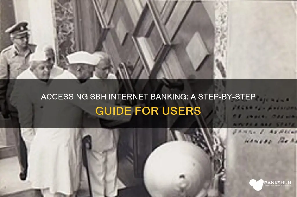 how to access internet banking in sbh
