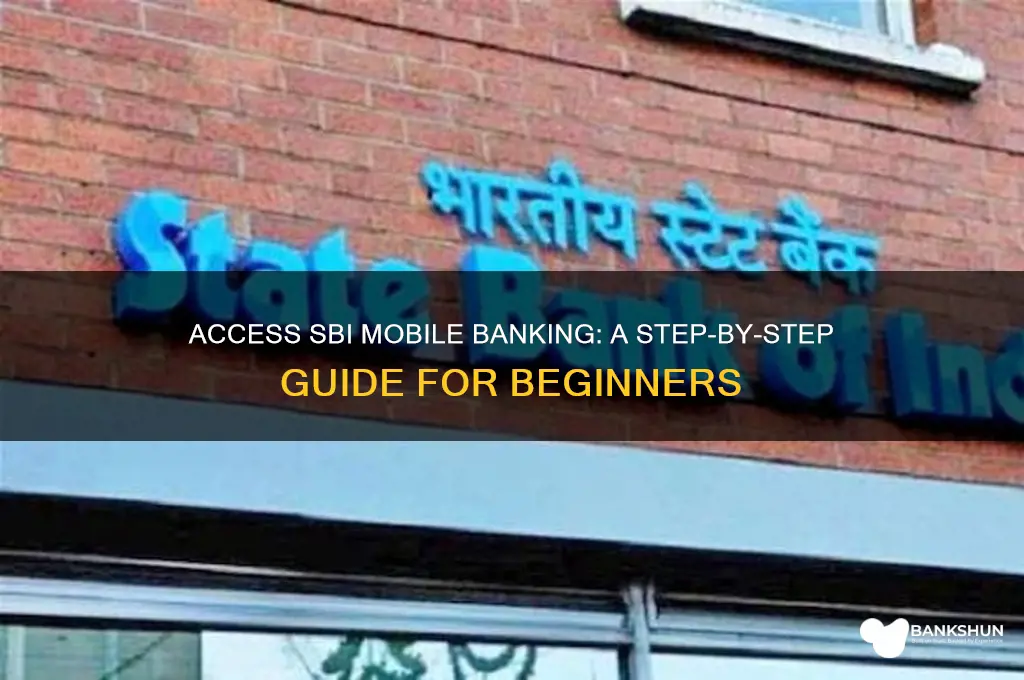 how to access mobile banking in sbi
