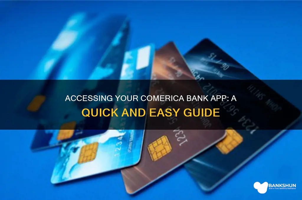 how to access your comerica bank app