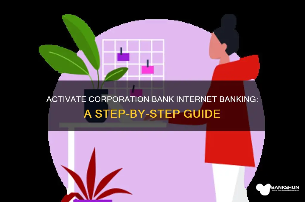 how to activate corporation bank internet banking