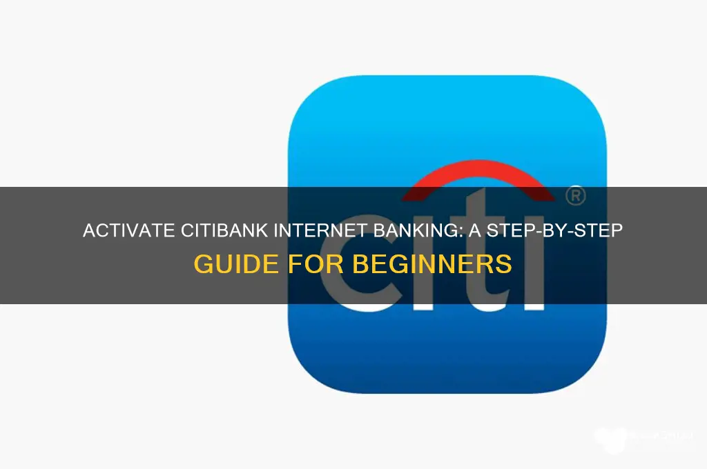 how to activate internet banking in citibank