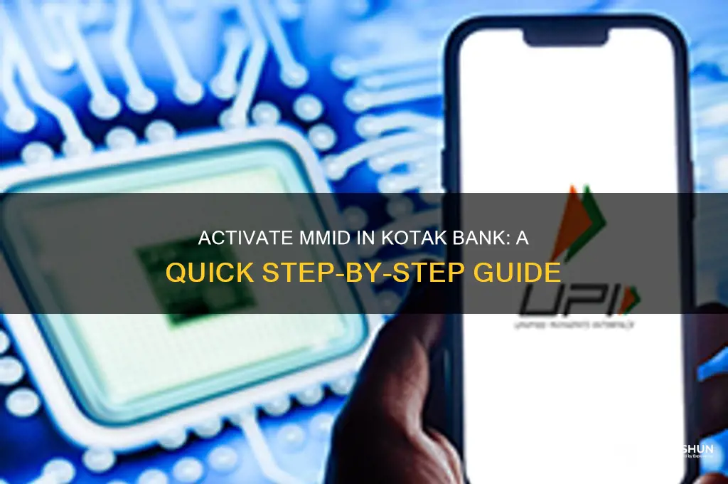 how to activate mmid in kotak bank