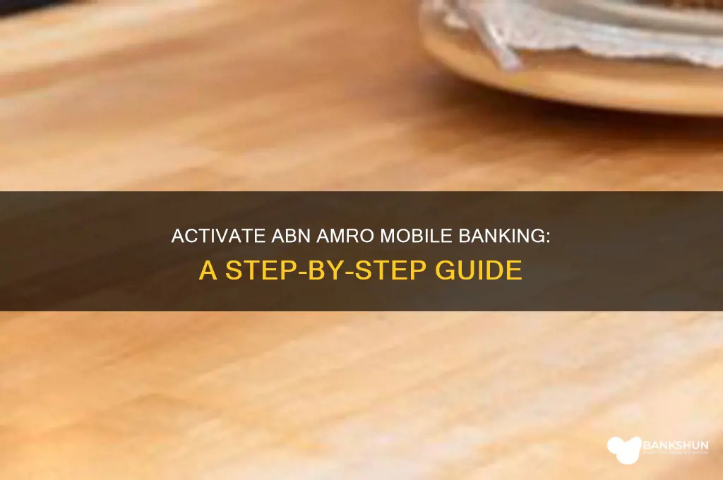 how to activate mobile banking abn amro