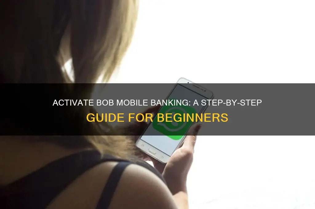 how to activate mobile banking in bob