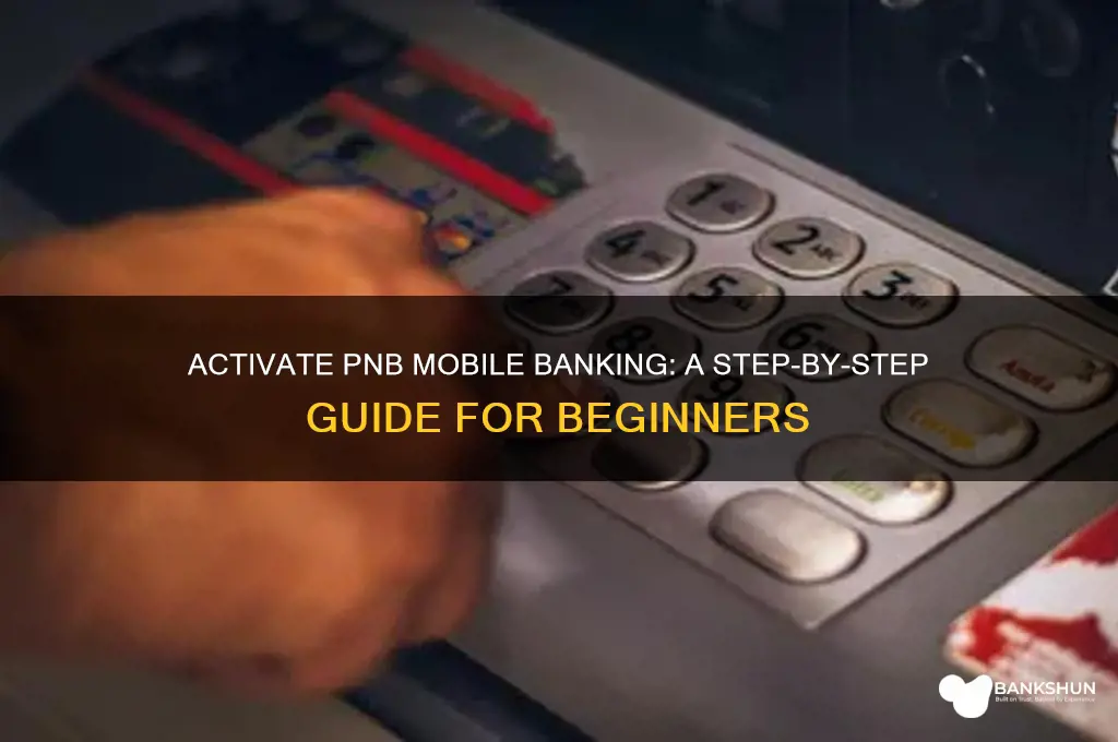 how to activate mobile banking in pnb