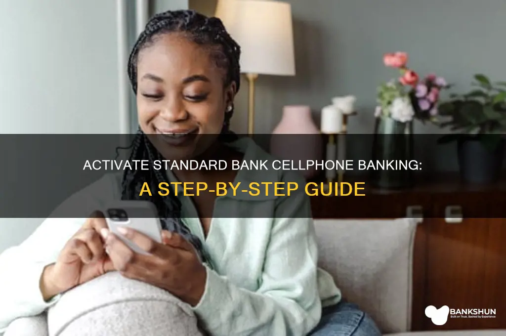 how to activate standard bank cellphone banking