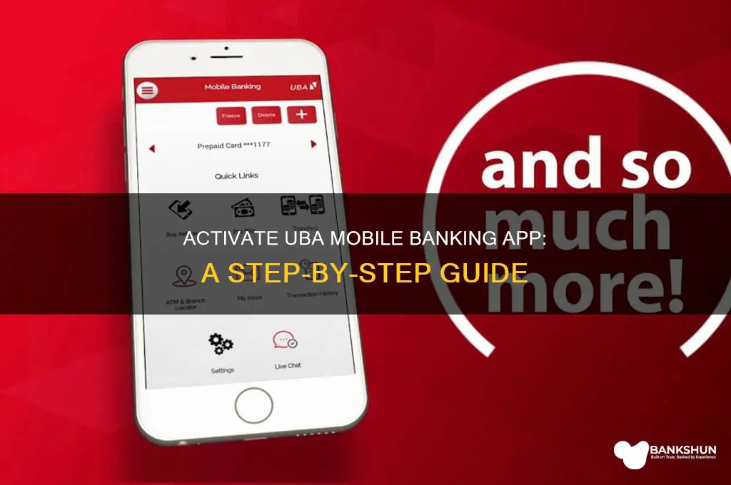 how to activate uba mobile banking app
