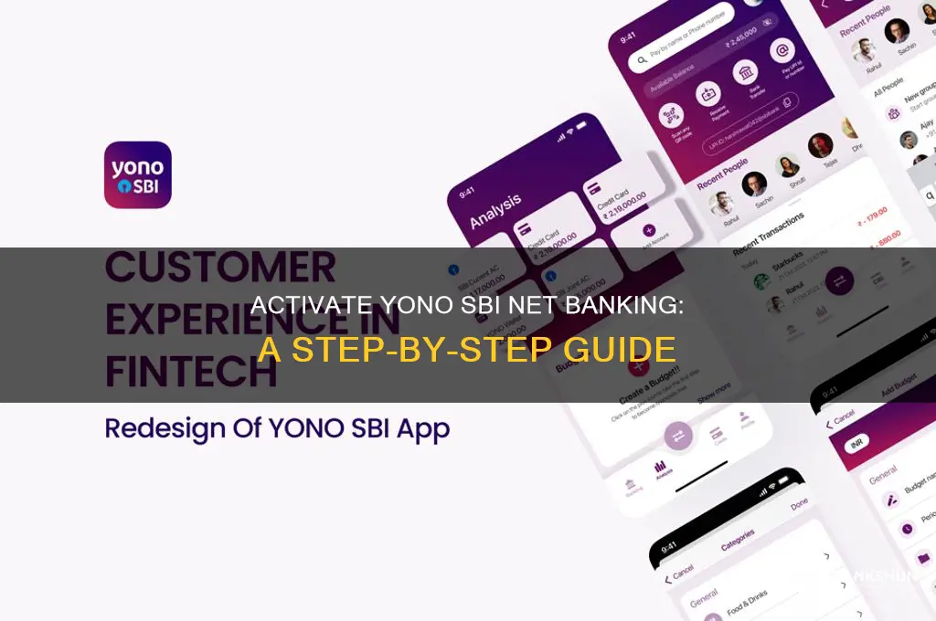 how to activate yono sbi net banking