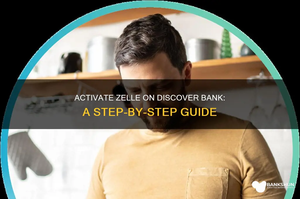 how to activate zelle on discover bank