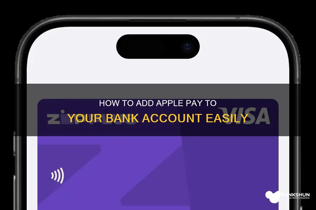 how to add apple pay to bank