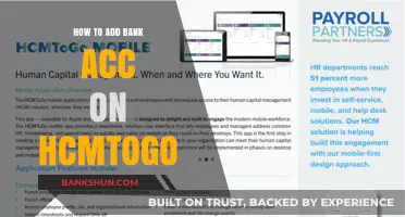 Step-by-Step Guide: Adding Your Bank Account to HCMTogo Easily