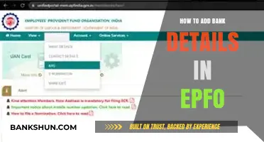 Step-by-Step Guide to Adding Bank Details in Your EPFO Account