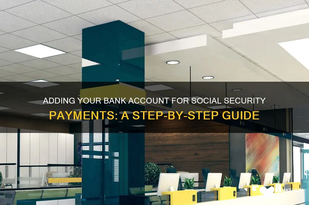 how to add bank for social security