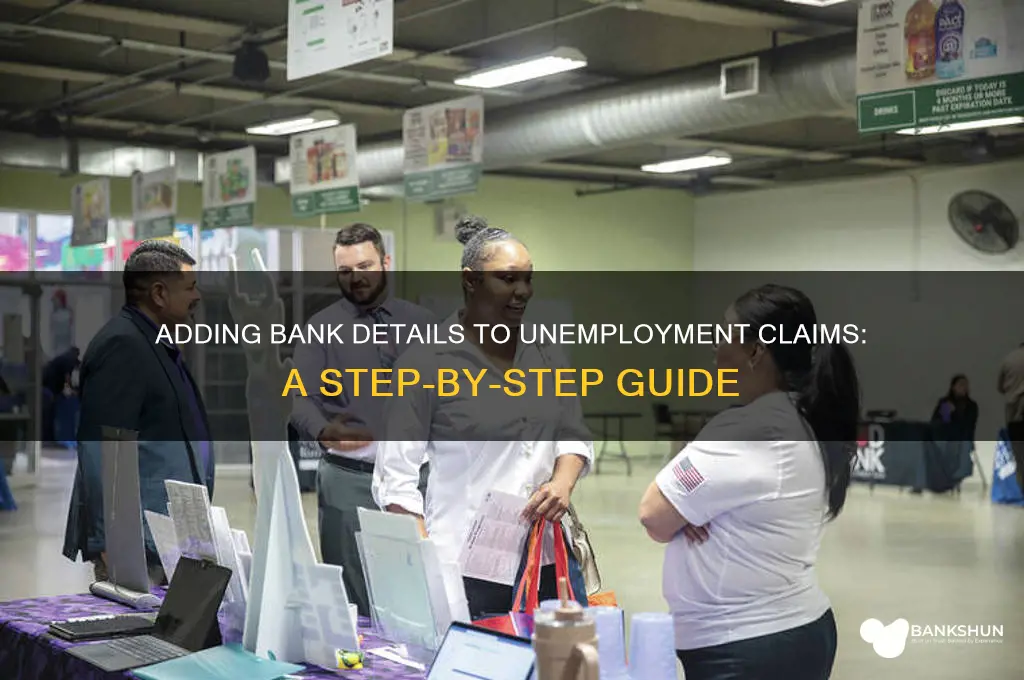how to add bank info to unemployment