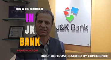 Step-by-Step Guide to Adding a Beneficiary in J&K Bank