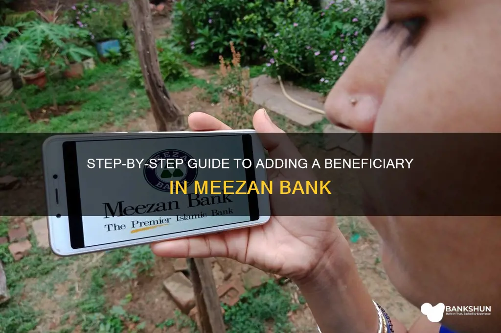 how to add beneficiary in meezan bank