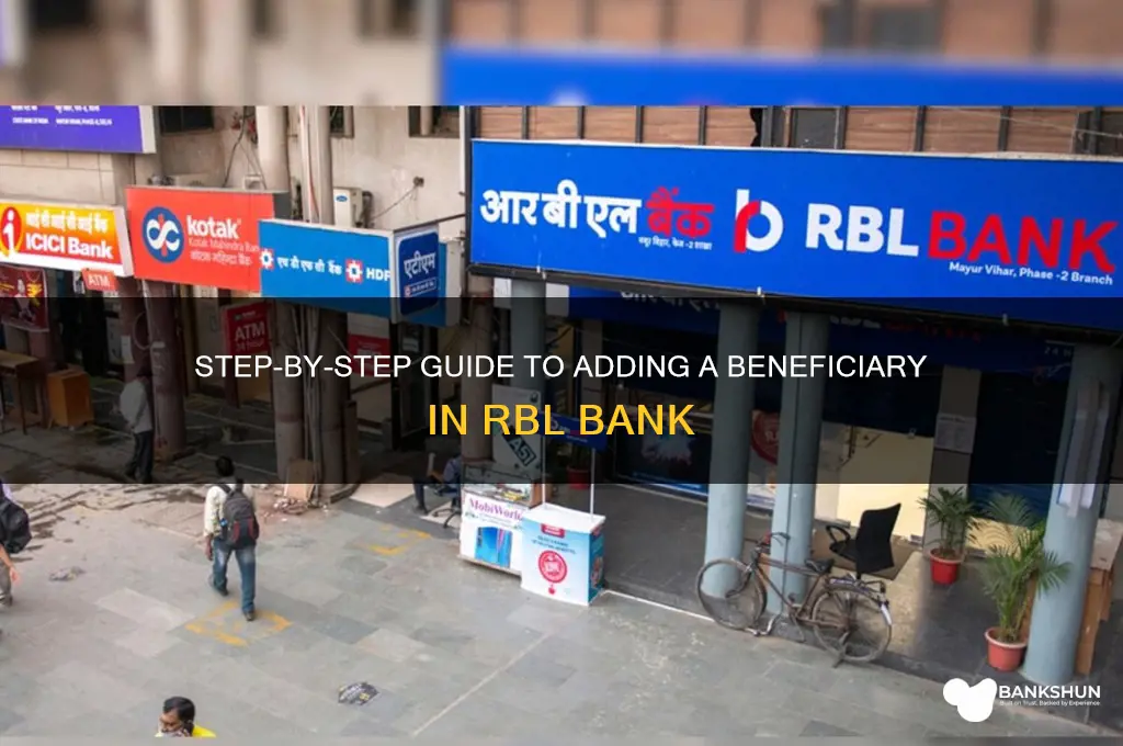 how to add beneficiary in rbl bank