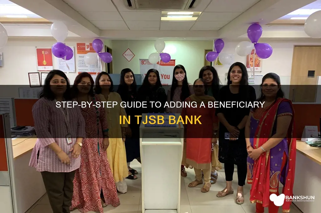how to add beneficiary in tjsb bank