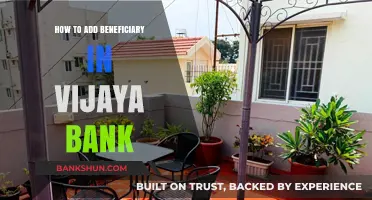 Step-by-Step Guide to Adding a Beneficiary in Vijaya Bank