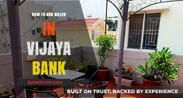 Step-by-Step Guide to Adding a Biller in Vijaya Bank Online