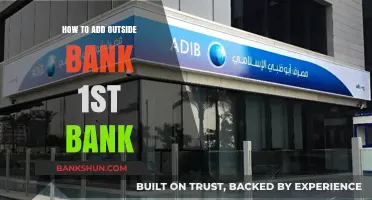 Adding External Bank Accounts: A Step-by-Step Guide to Linking 1st Bank