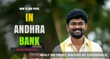 Step-by-Step Guide to Adding a Payee in Andhra Bank