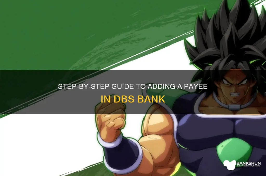 how to add payee in dbs bank
