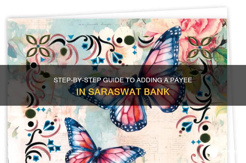 how to add payee in saraswat bank
