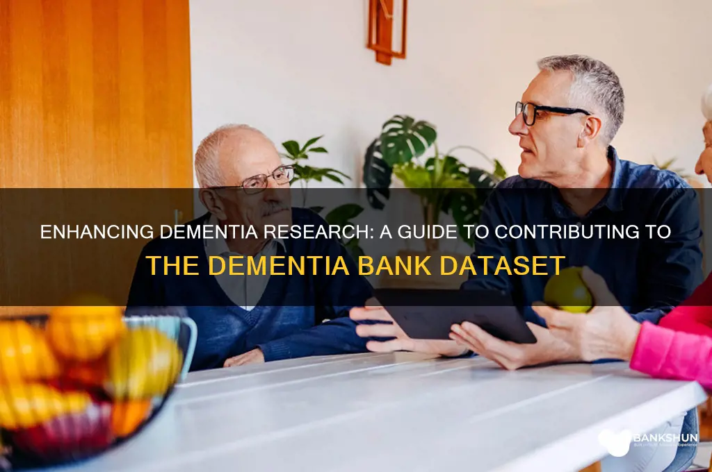 how to add to dementia bank dataset