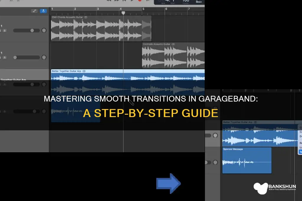 how to add transitions in garage bank