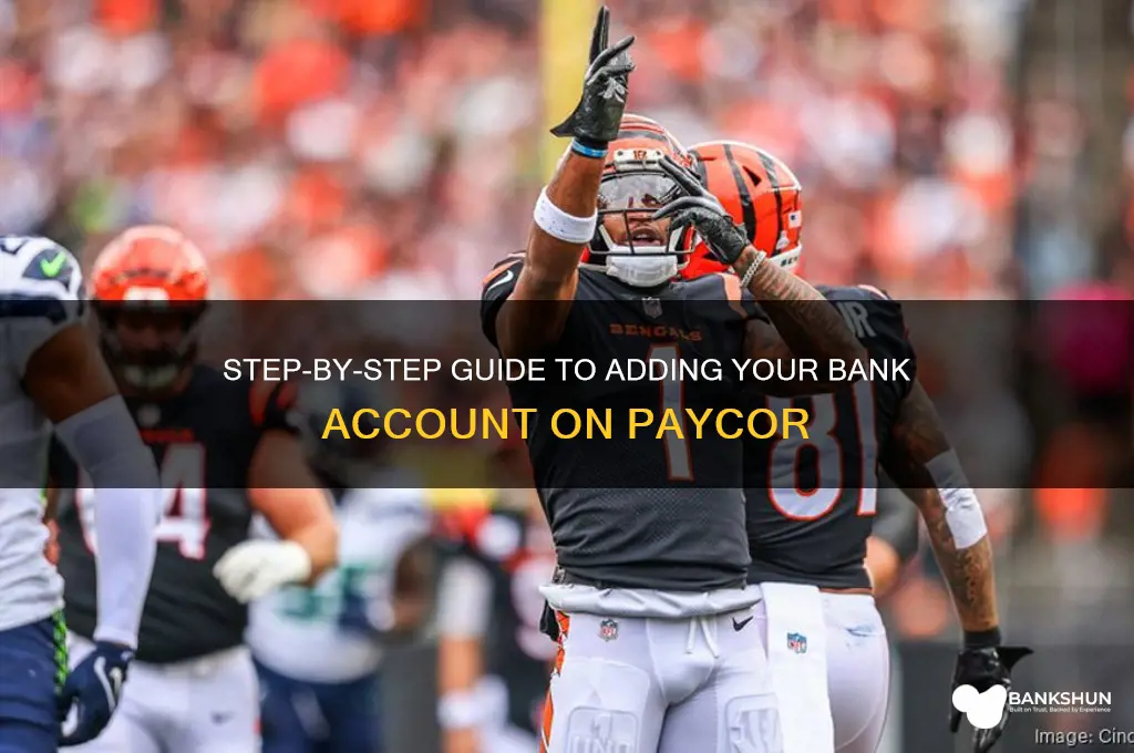 how to add your bank on paycor