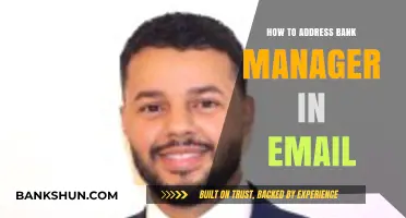 Professional Tips for Addressing a Bank Manager in Your Email