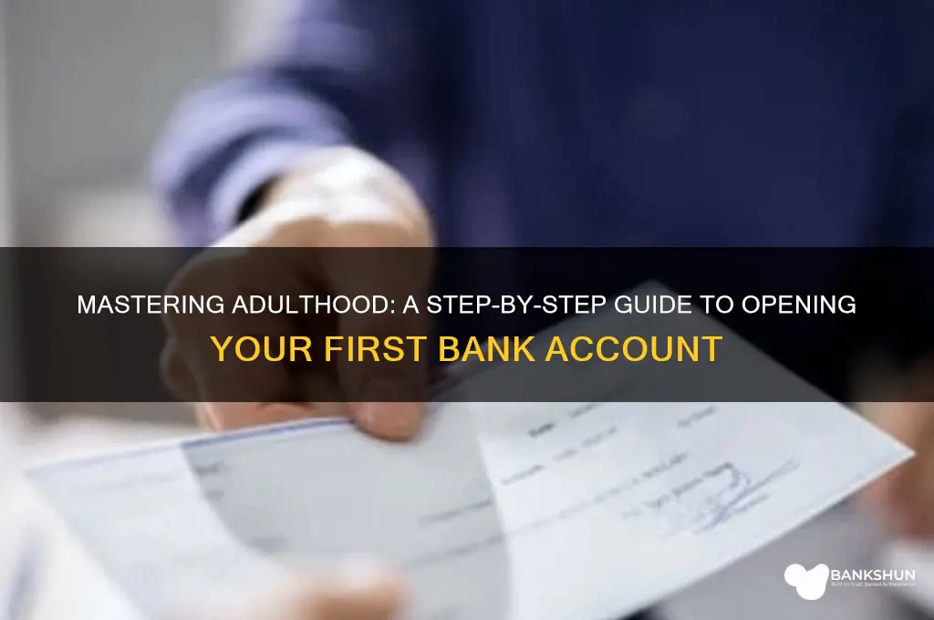 how to adult making a bank acount