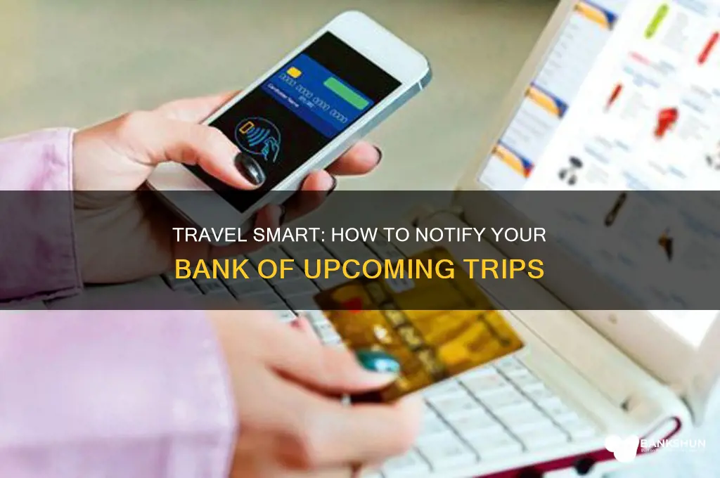 how to alert bank of travel discover