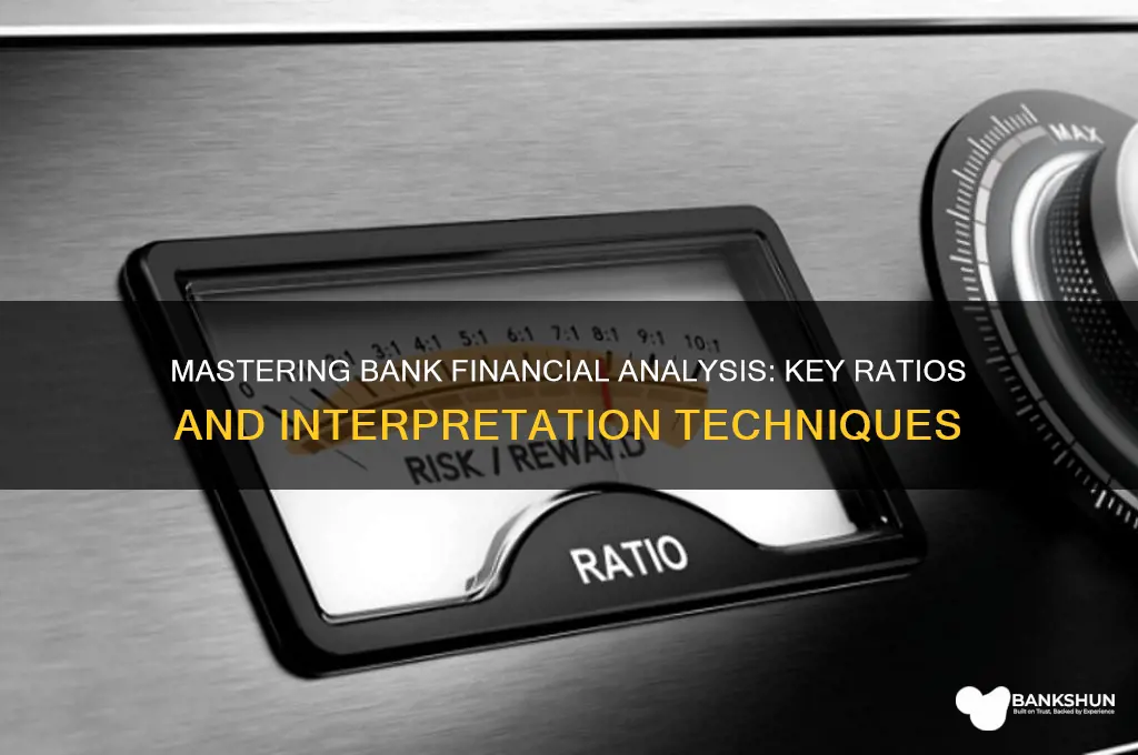 how to analyse financial ratios for banks