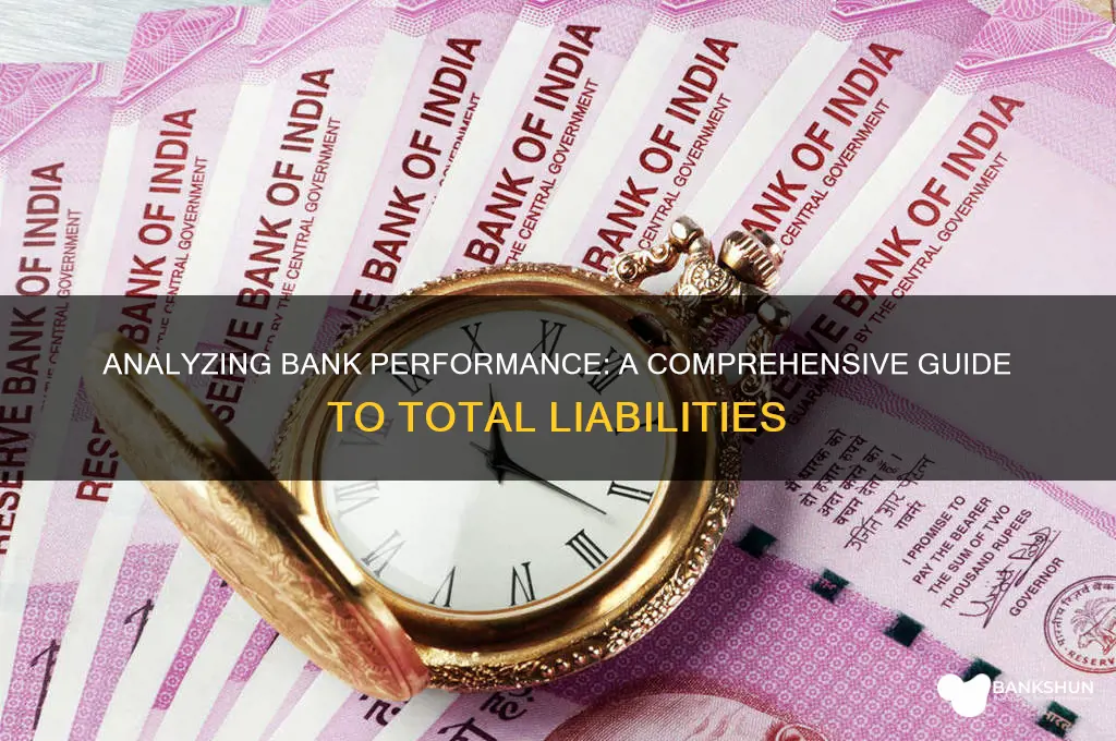 how to analysis bank performance total liabilities