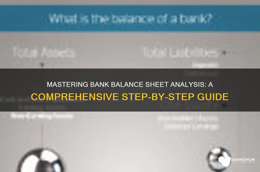 how to analyze a bank balance sheet