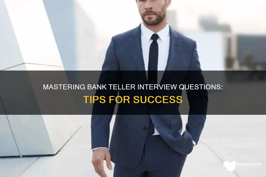 how to answer bank teller intervirw aueations