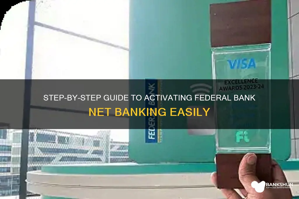 how to apply federal bank net banking
