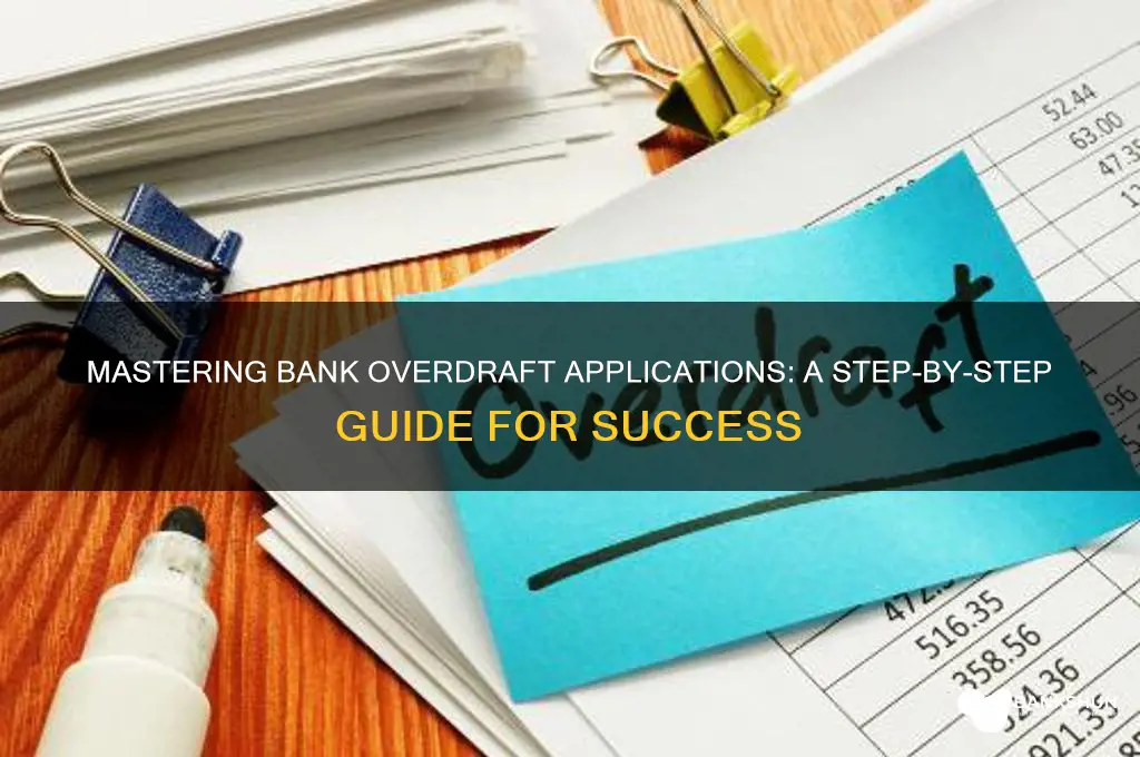how to apply for a bank overdraft