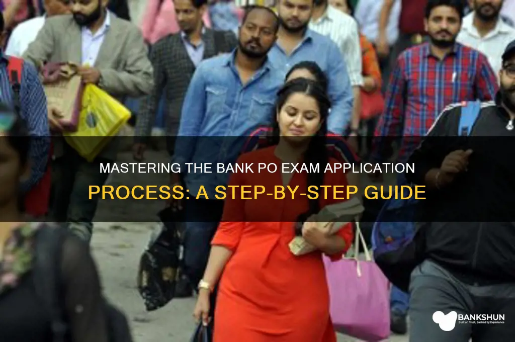 how to apply for bank po exam