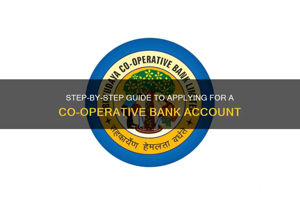 how to apply for co operative bank