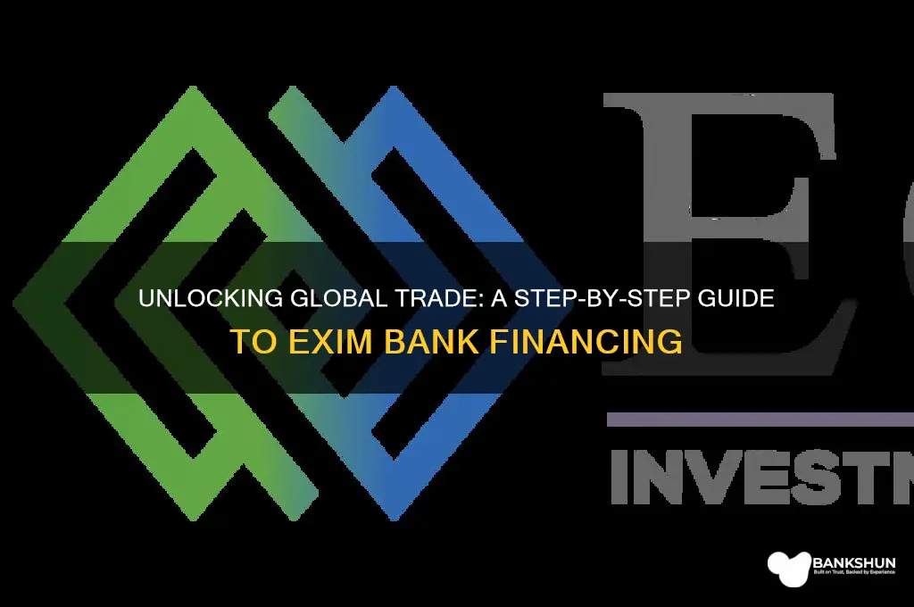 how to apply for exim bank financing