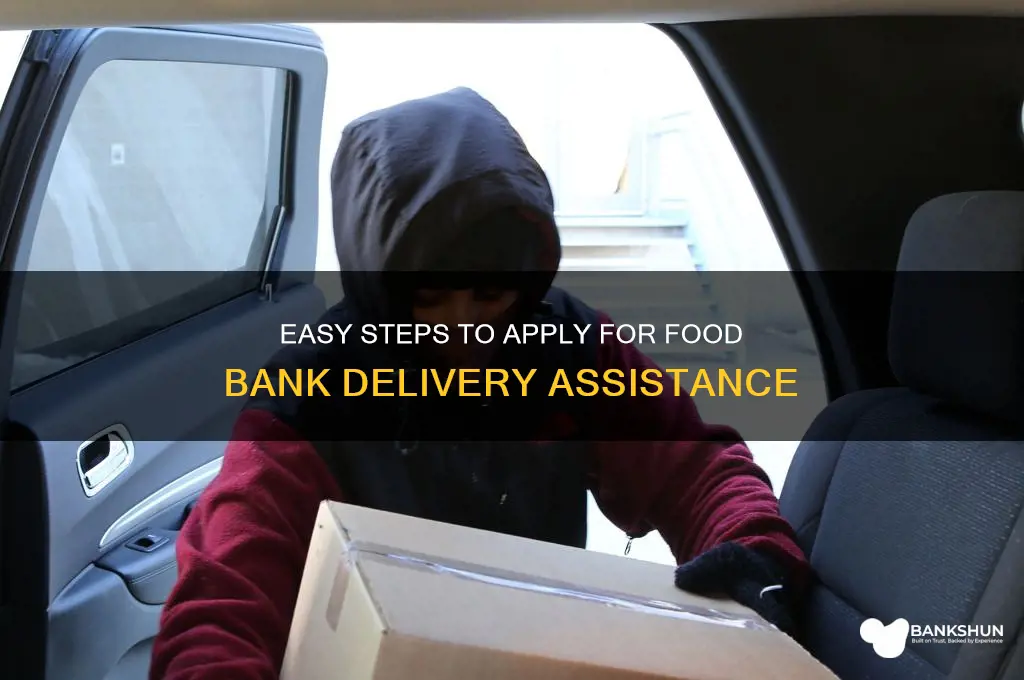 how to apply for food bank delivery
