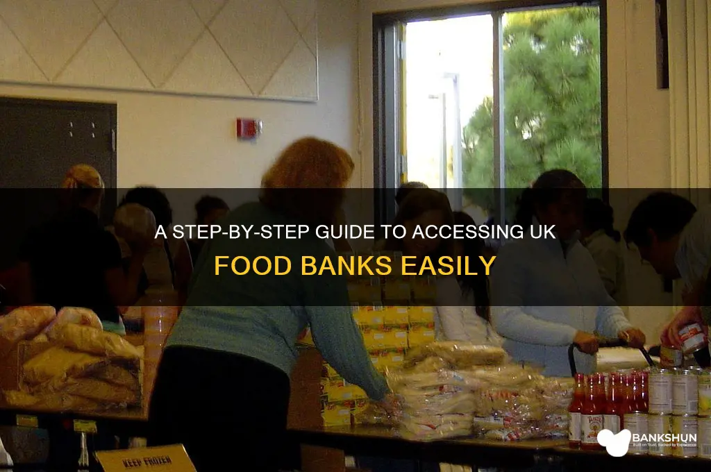 how to apply for food bank uk