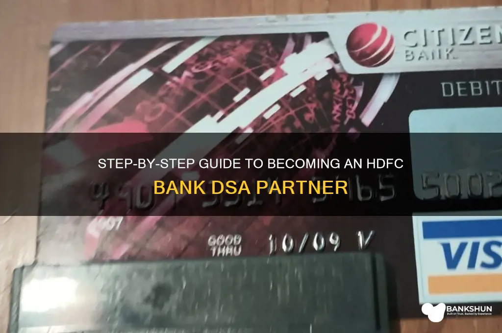 how to apply for hdfc bank dsa