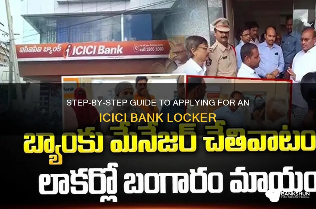 how to apply for icici bank locker